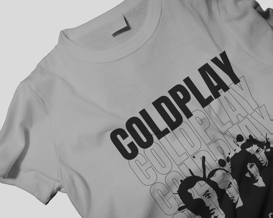 Coldplay - The Band Half Sleeves T-shirt [Unisex]